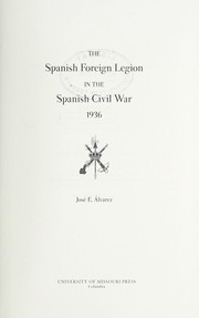 The Spanish Foreign Legion in the Spanish Civil War 1936 /