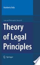 Theory of legal principles /