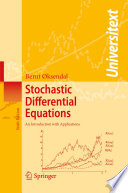 Stochastic differential equations : an introduction with applications /