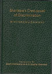 Shankara's Crest-jewel of discrimination = Viveka-chudamani /