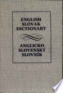 English Slovak dictionary = Anglicko-Slovenský slovník /