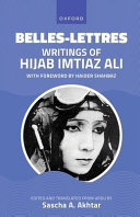 Belles-lettres : writings of Hijab Imtiaz Ali /