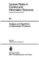 Analysis and algorithms of optimization problems /