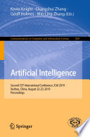 Artificial Intelligence : Second CCF International Conference, ICAI 2019, Xuzhou, China, August 22-23, 2019, Proceedings /