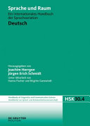 DEUTSCH : sprache und raum - ein internationales handbuch der.