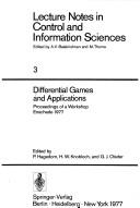 Differential games and applications : proceedings of a workshop, Enschede 1977 /