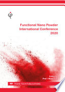 Functional Nano Powder International Conference 2020 Selected, peer-reviewed papers from the Functional Nanopowder International Conference 2020 (FiNder 2020), November 24, 2020, Jatinangor, Sumedang, Indonesia