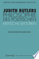 Judith Butlers Philosophie des Politischen : Kritische Lektüren /