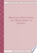 Migration, remittances and "development" in Lesotho /
