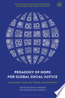 PEDAGOGY OF HOPE FOR GLOBAL SOCIAL JUSTICE sustainable.