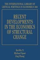 Recent developments in the economics of structural change.