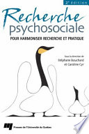 Recherche psychosociale : pour harmoniser recherche et pratique /