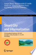 Smart City and Informatization : 7th International Conference, iSCI 2019, Guangzhou, China, November 12-15, 2019, Proceedings /