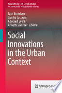 Social Innovations in the Urban Context /