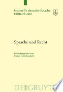 Sprache und Recht /