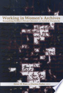 Working in women's archives : researching women's private literature and archival documents /