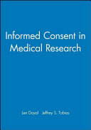 Informed consent in medical research /