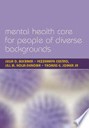 Mental health care for people of diverse backgrounds /