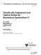 Genetically engineered and optical probes for biomedical applications IV : 23-24 January 2007, San Jose, California, USA /