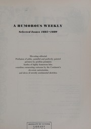 A Humorous weekly ; selected issues 1885-1889.