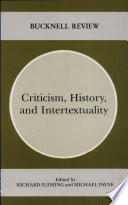 Criticism, history, and intertextuality /