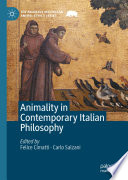 Animality in Contemporary Italian Philosophy /