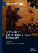 Animality in contemporary Italian philosophy /