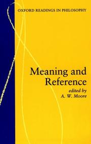 Meaning and reference /