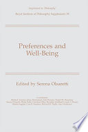 Preferences and well-being /