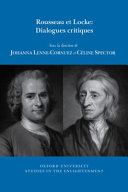 Rousseau et Locke : dialogues critiques /