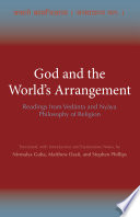 God and the world's arrangement : readings from Vedānta and Nyāya philosophy of religion /