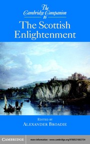 The Cambridge companion to the Scottish Enlightenment /