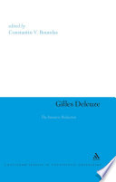 Gilles Deleuze : the intensive reduction /