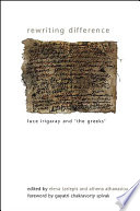 Rewriting difference : Luce Irigaray and "the Greeks" /