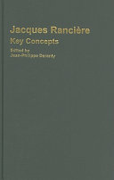 Jacques Rancière : key concepts /