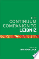 The Continuum companion to Leibniz /