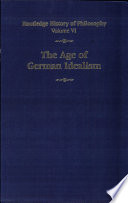 The Age of German idealism /
