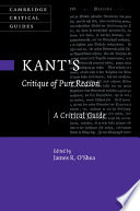 Kant's Critique of pure reason : a critical guide /