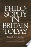 Philosophy in Britain today /