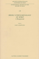 Hegel's phenomenology of spirit : a reappraisal /
