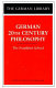 German 20th-century philosophy : the Frankfurt school /