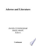 Adorno and literature /