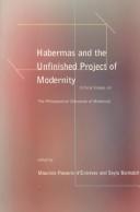 Habermas and the unfinished project of modernity : critical essays on The philosophical discourse of modernity /