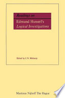Readings on Edmund Husserl's Logical investigations /