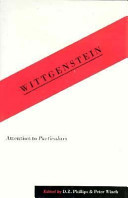 Wittgenstein : attention to particulars : essays in honour of Rush Rhees (1905-89) /