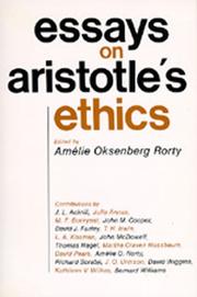 Essays on Aristotle's ethics /