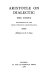 Aristotle on dialectic : the Topics; proceedings of the third Symposium Aristotelicum /