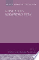 Aristotle : Metaphysics beta /