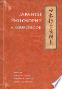 Japanese philosophy : a sourcebook /