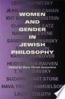 Women and gender in Jewish philosophy /